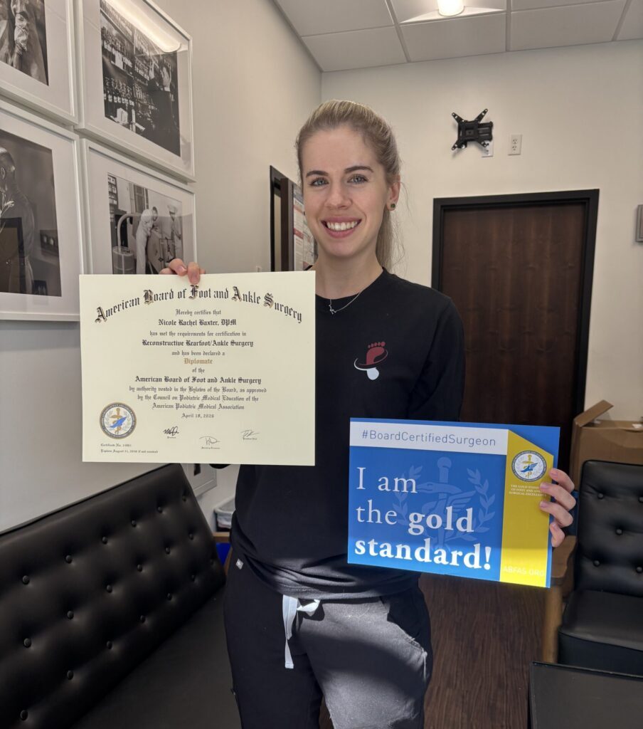 Dr. Baxter, board certified foot and ankle surgeon at Preferred Foot & Ankle in Gilbert and Chandler, AZ